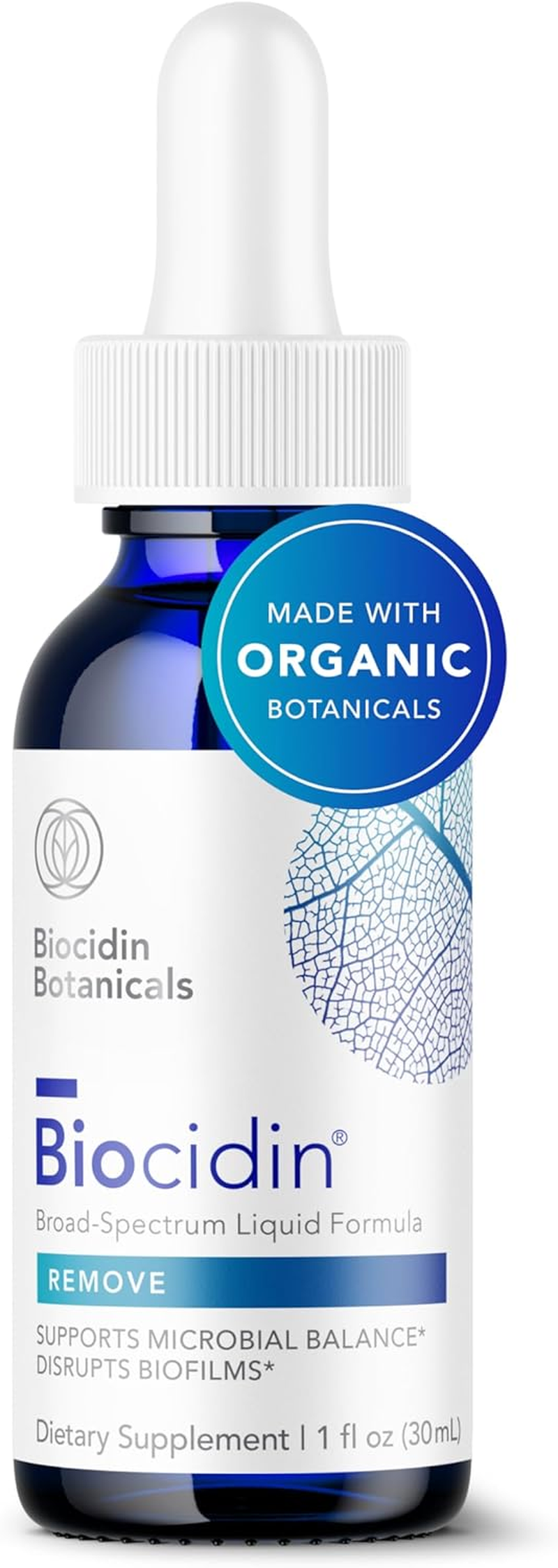 Biocidin Liquid Formula - Support GI Detox & Healthy Digestion - Herbal Intestinal Support Supplement with Gentian, Black Walnut, Garlic & More (1 Oz) image number 1
