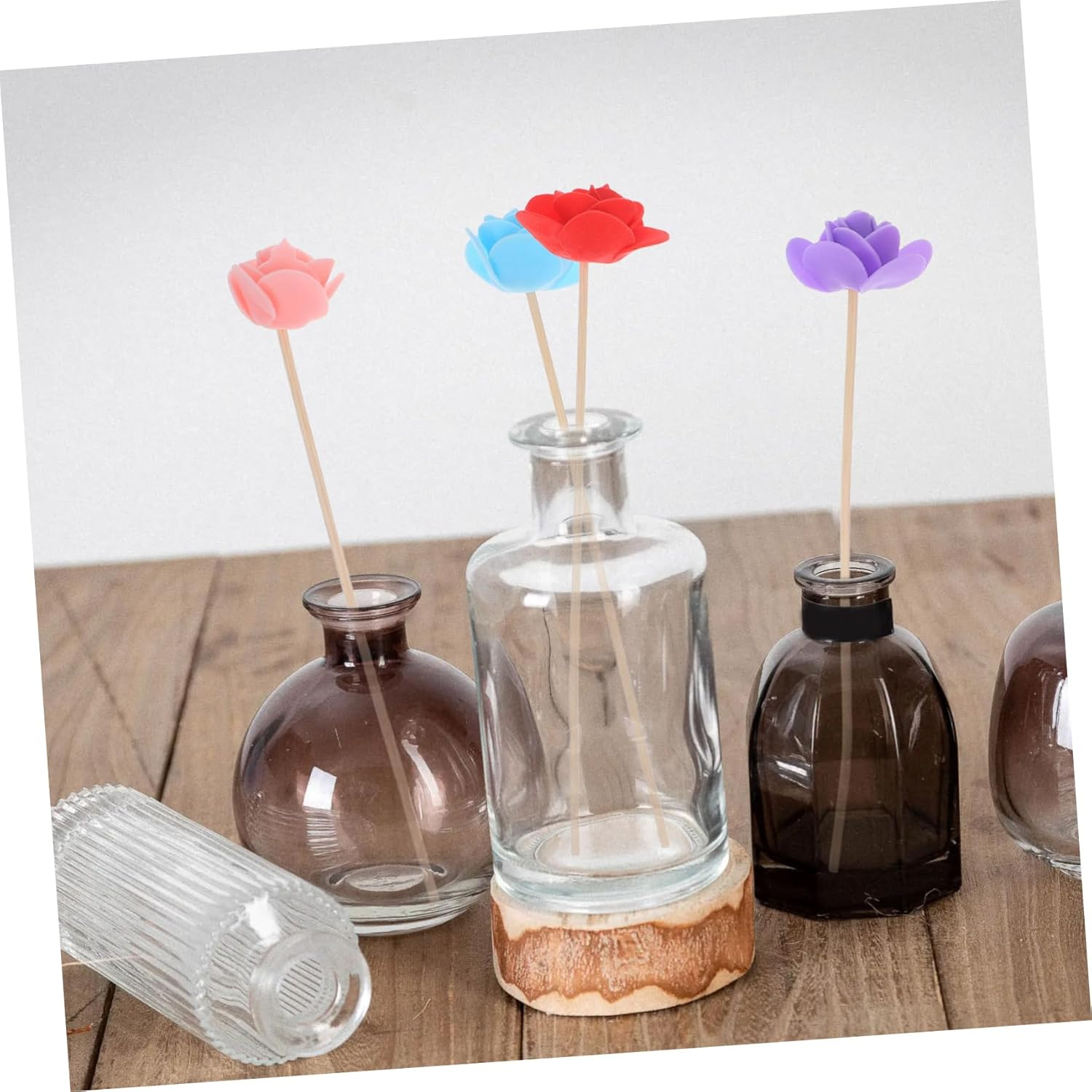 10Pcs Decorative Wood Diffuser Sticks Artificial Dried Flowers for Essential Oil for Home Office and Yoga Rooms Indoor Fragrance and Atmosphere image number 5