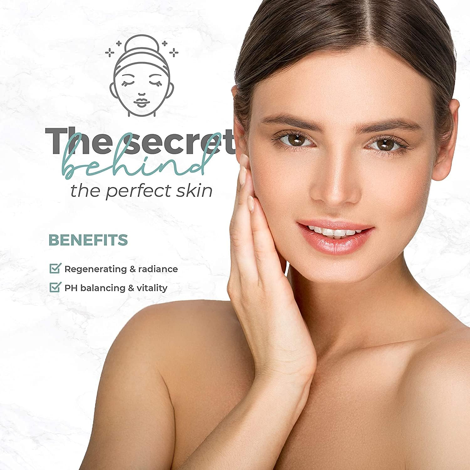 BR&Uuml;UN Peel-Off Matcha Jelly Mask for Face Care &ndash; a 23 Fl Oz Rubber Mask Jar for 30 to 35 Treatments &ndash; a Skin Care Moisturizing Gel Mask of Spa Set for Men, Women and Adults image number 1