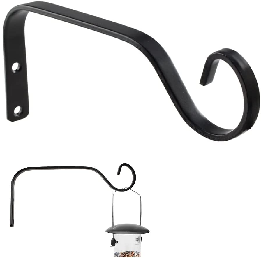 Metal Wall Hooks for Hanging Coats, Lanterns, Decorative Iron Hook for Solar Lights Hangers, Bird Feeders, Rust Resistant Heavy Duty, Home Garden Decor Indoor & Outdoor (7.3) image number 3