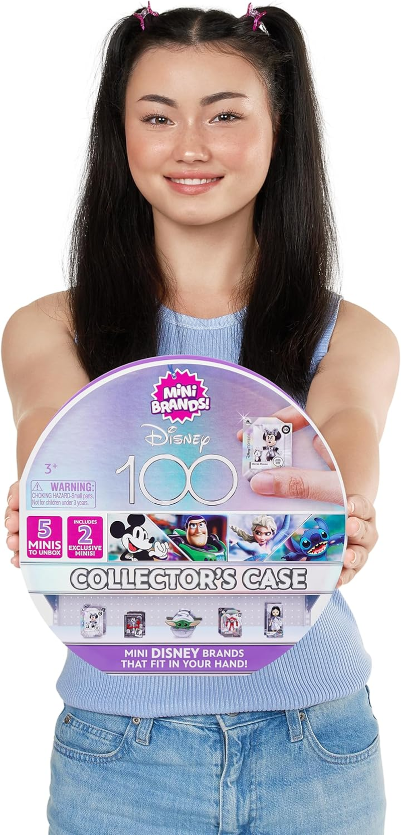 Disney Platinum 100 Years of Wonder, Mini Brands Limited Edition Collector'S Case, Store and Display 100Th Anniversary Surprise Collectible Toys image number 5