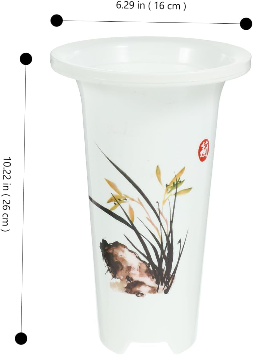 GANAZONO High Flowerpot Drainage Holes for Deep Planting Versatile Garden Nursery Pot for Indoor and Outdoor Use for Flowers and Greenery image number 1