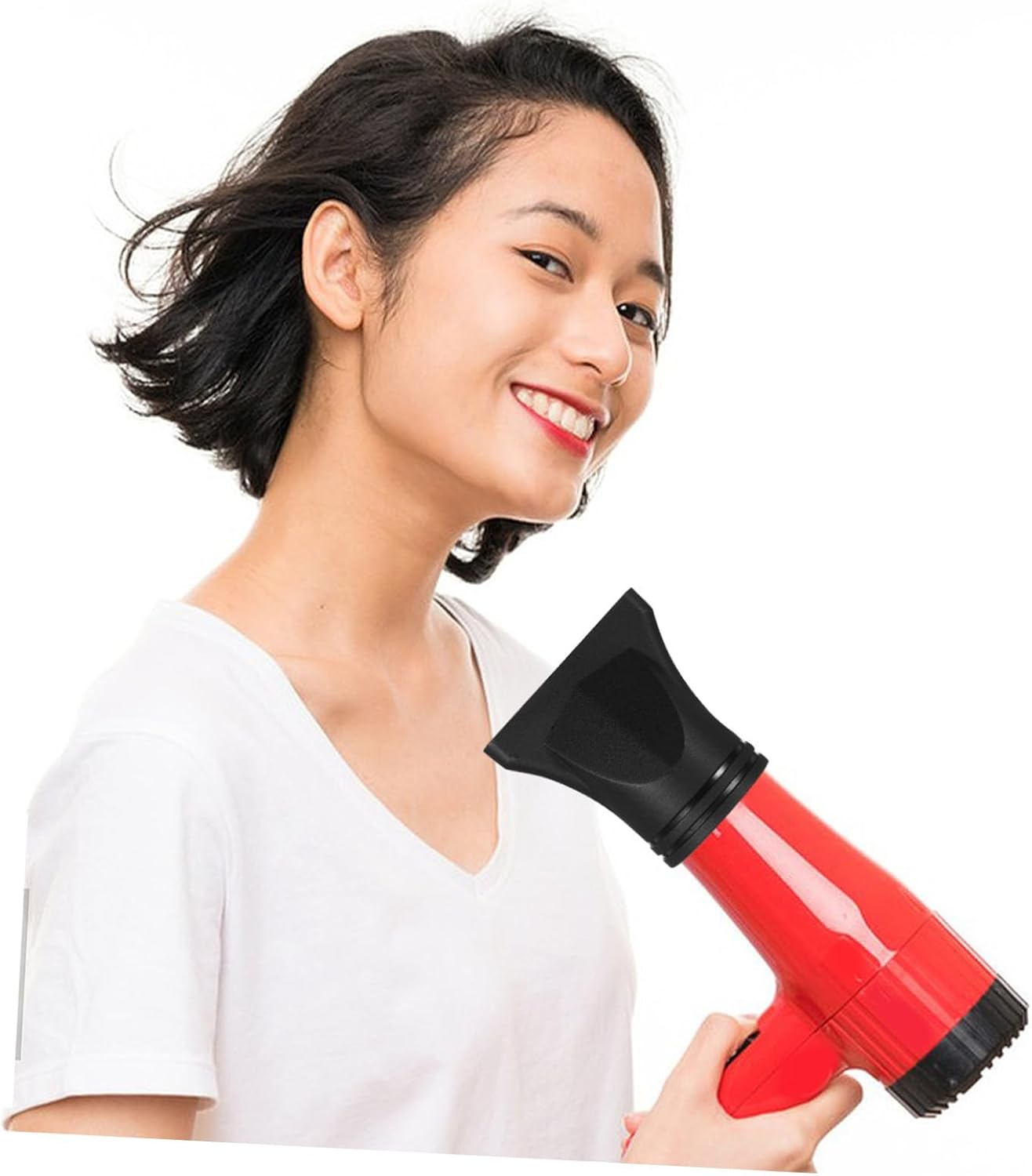 2Pcs Hair Dryer Nozzle Attachment Lightweight Durable Styling Tool for Curly Hair Salon Quality image number 1