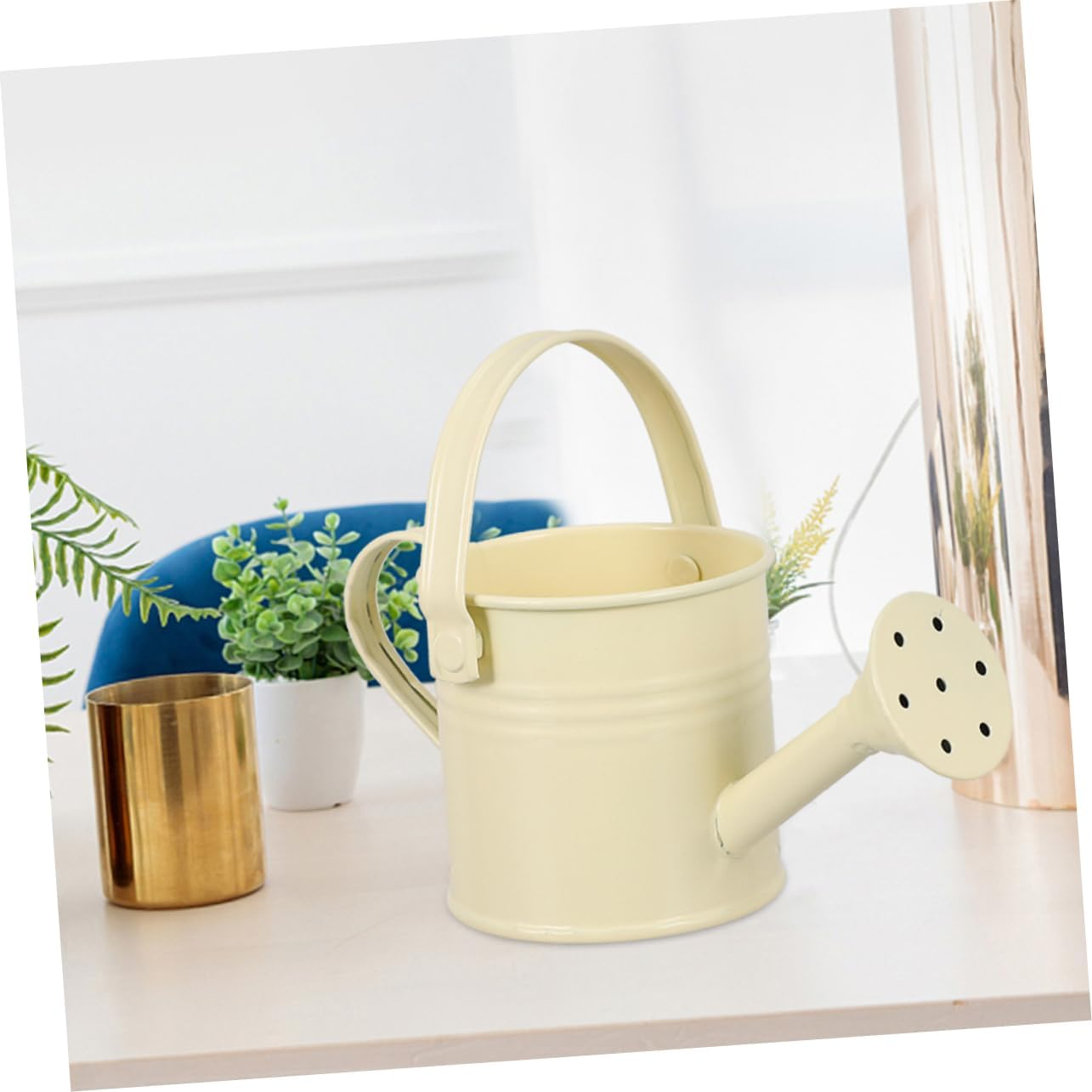 4Pcs Sturdy Iron Material Watering Can for Outdoor Plants Portable Garden Watering Kettle Long Spout image number 2