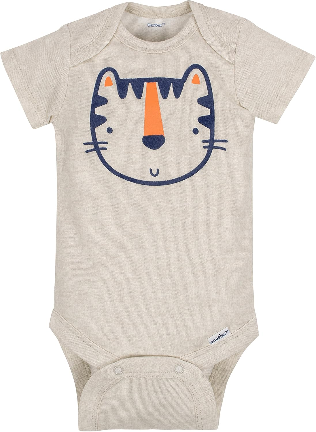 Gerber Baby-Boys 5-Pack Variety Onesies Bodysuits Short Sleeve Baby-Unisex-Bodysuits image number 2