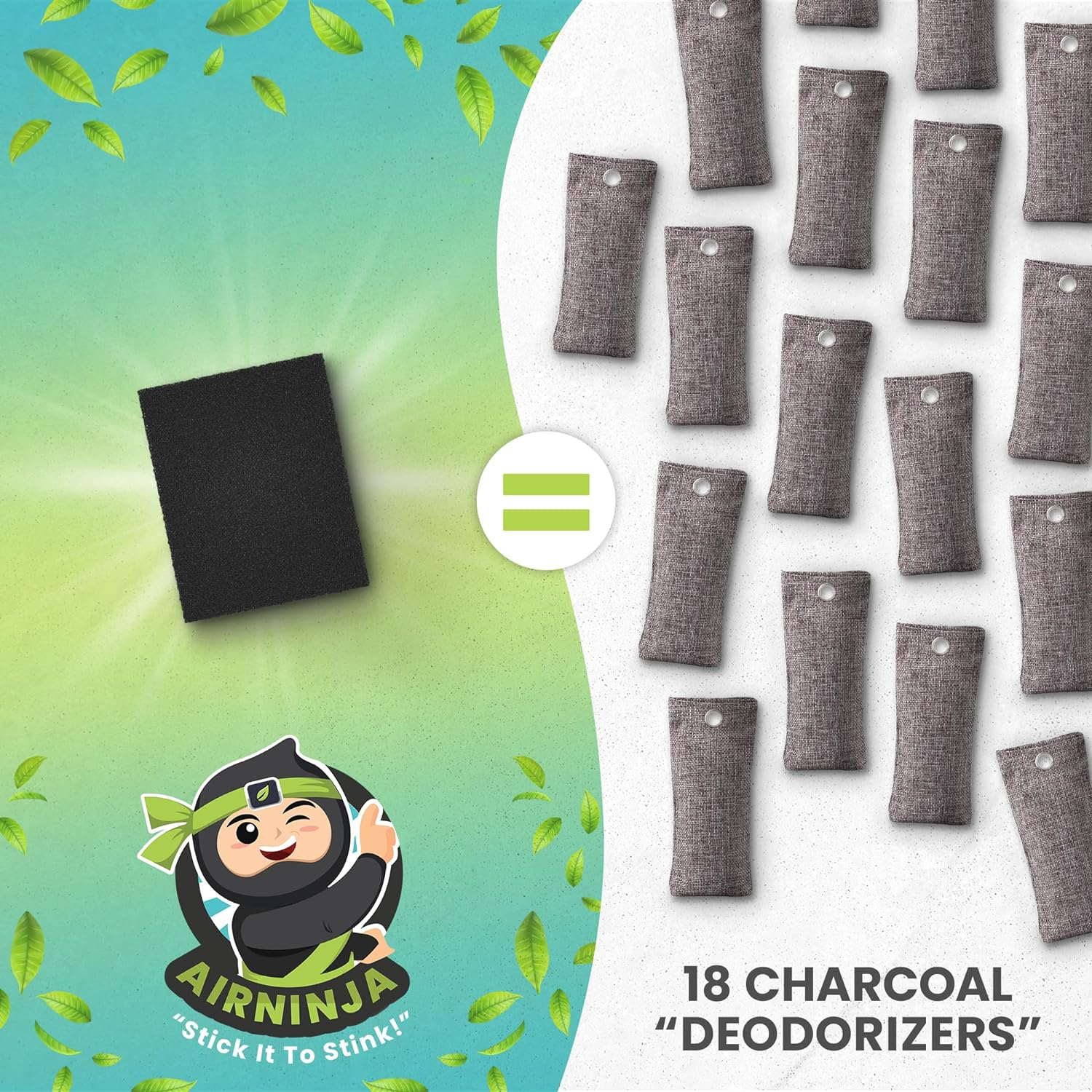 Trash Can and Diaper Pail Deodorizer Patch | Organic Odor Eliminator | 4 Month Supply | Beats Baking Soda and Charcoal Bags | Chemical and Fragrance Free image number 4