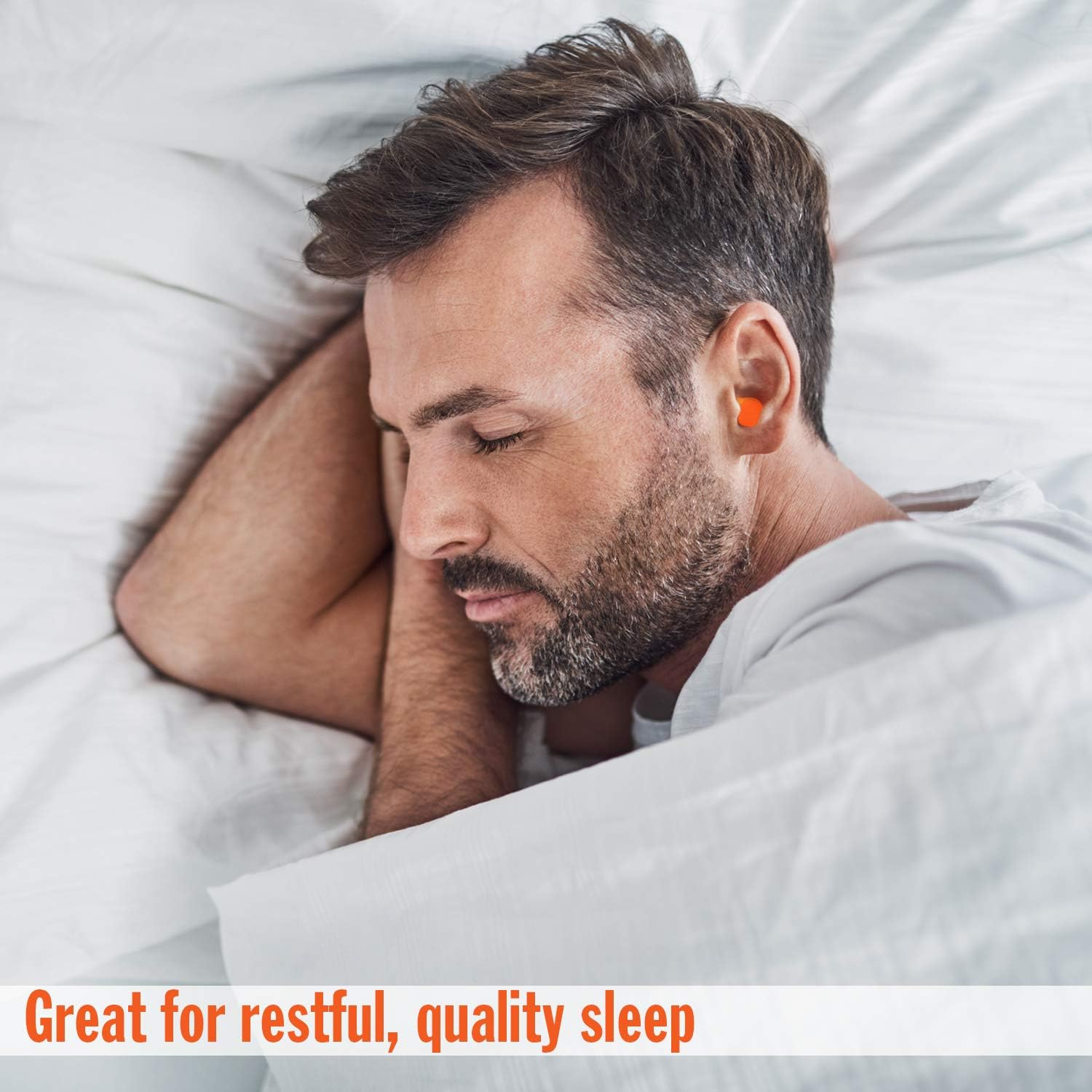 Macks Maximum Protection Soft Foam Earplugs, 50 Count, 50 Pair, Orange (BD10922) image number 1