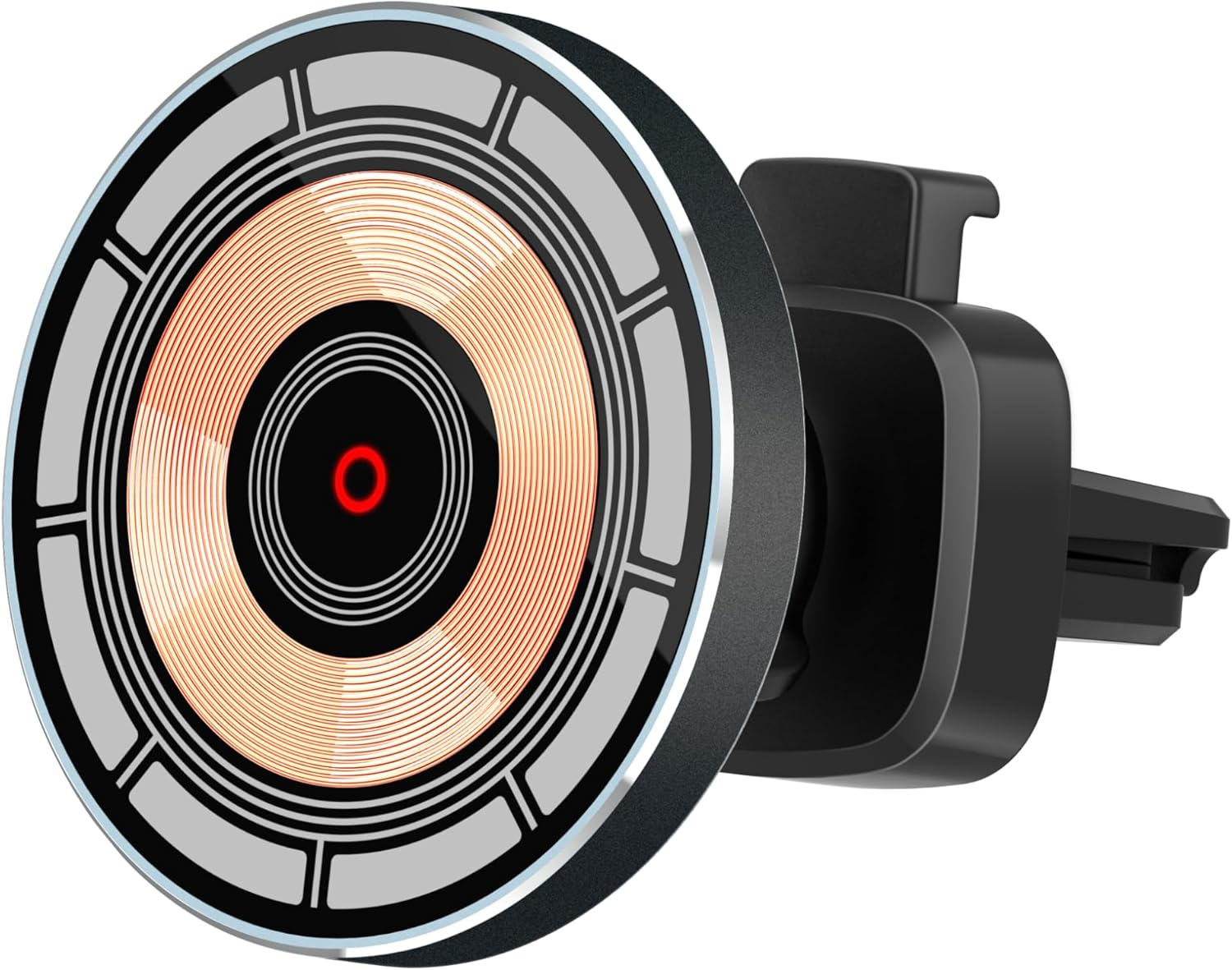 Magnetic Car Mount Wireless Charger for Iphone 12/13/14/15/16, 15W Fast Charging, Qi Compatible, Vent Mount image number 6