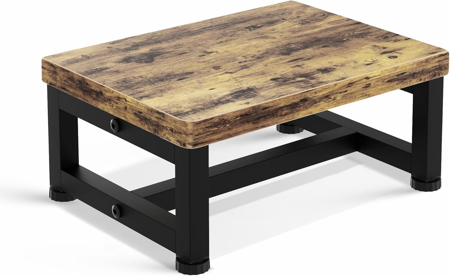 Wooden Foot One Step Stool Adult Elderly Senior Kid Toddler High Bedside Kitchen Bathroom Dorm Small Portable Chair Outdoor Modern Wide Bench Little Toilet Bathtub Metal Stair Helper Heavy Duty 6 Inch