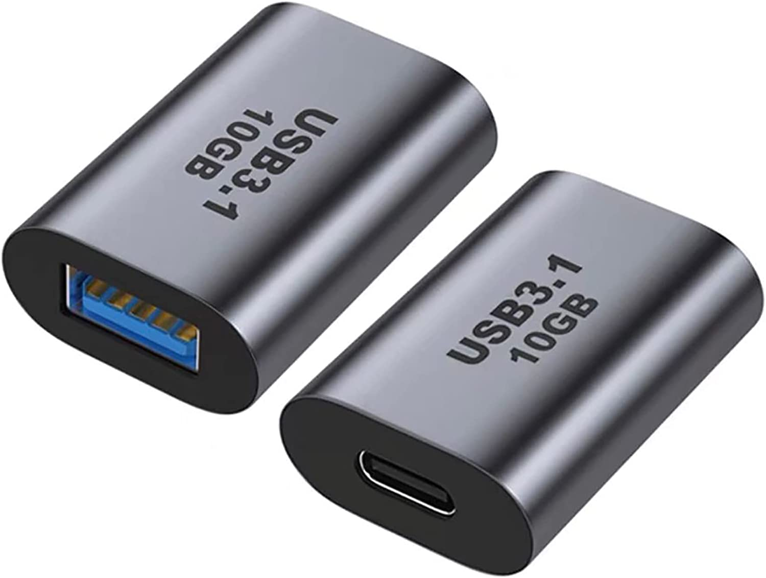 USB C to USB 3.0 Adapter, Tunghey USB to USB C Adapter, USB 3.1 USB 3.0 Female to USB C Female Adapter Connector 2Pack image number 4