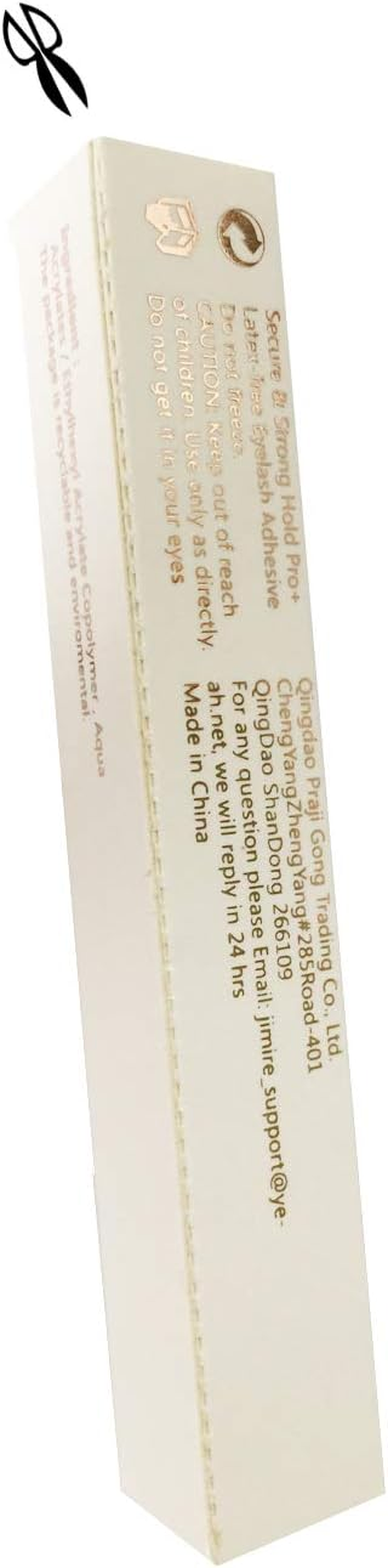 JIMIRE Eyelash Glue Clear | Secure Hold for False Eyelashes | Latex-Free Eyelash Adhesive with Chamomile Suitable for Sensitive Eyes image number 3