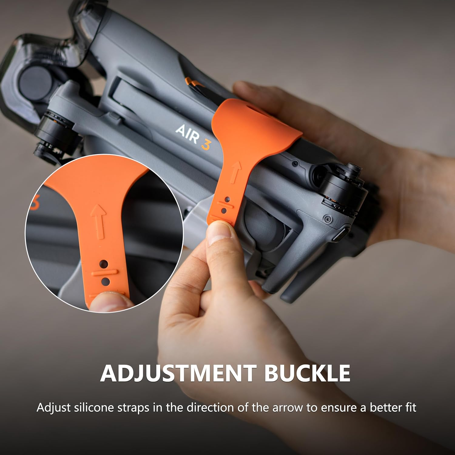 STARTRC Propeller Mount for DJI Air 3S/Air 3, Propeller Protection Strap for DJI Air 3S/Air 3 Drone Propellers, Protective Stabilizer and Propeller Fixer (Upgrade), Orange