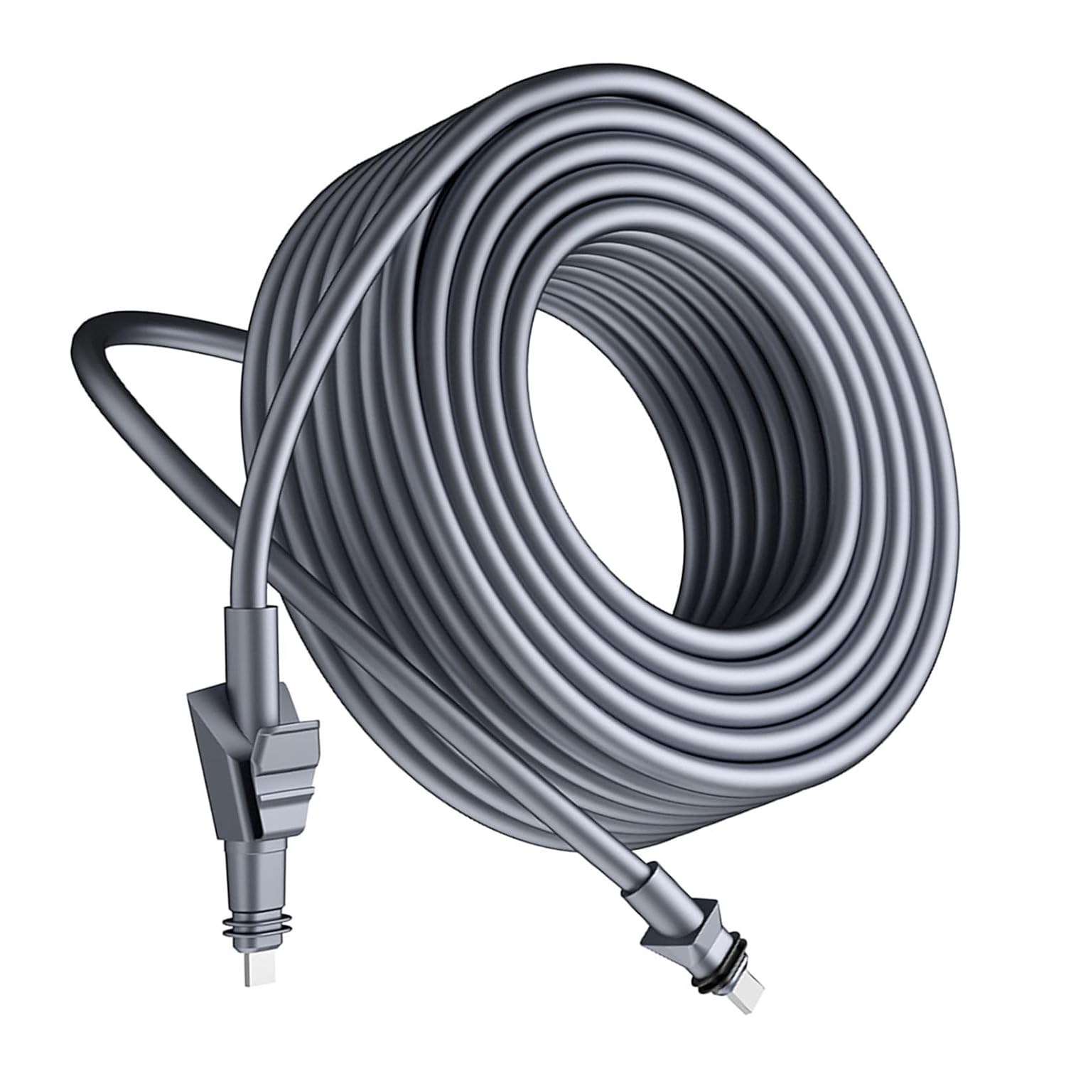 For Flat High Performance Cable, 33FT Replacement Extension Cord for Starlink Flat High Performance Satellite, Plug and Play & POE Technology Fast Charging, Rubber and Copper, IP68 image number 5