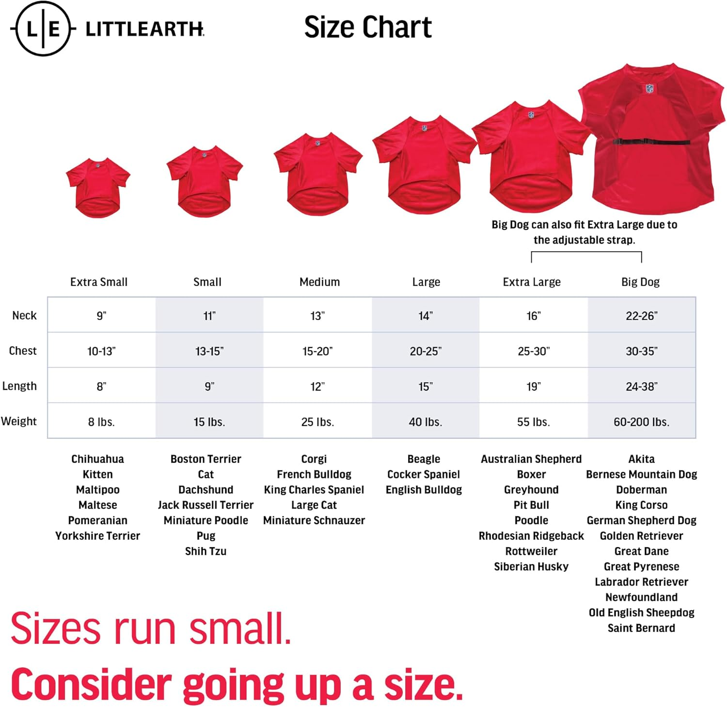 Littlearth NHL Unisex Pet Stretch Jersey image number 1