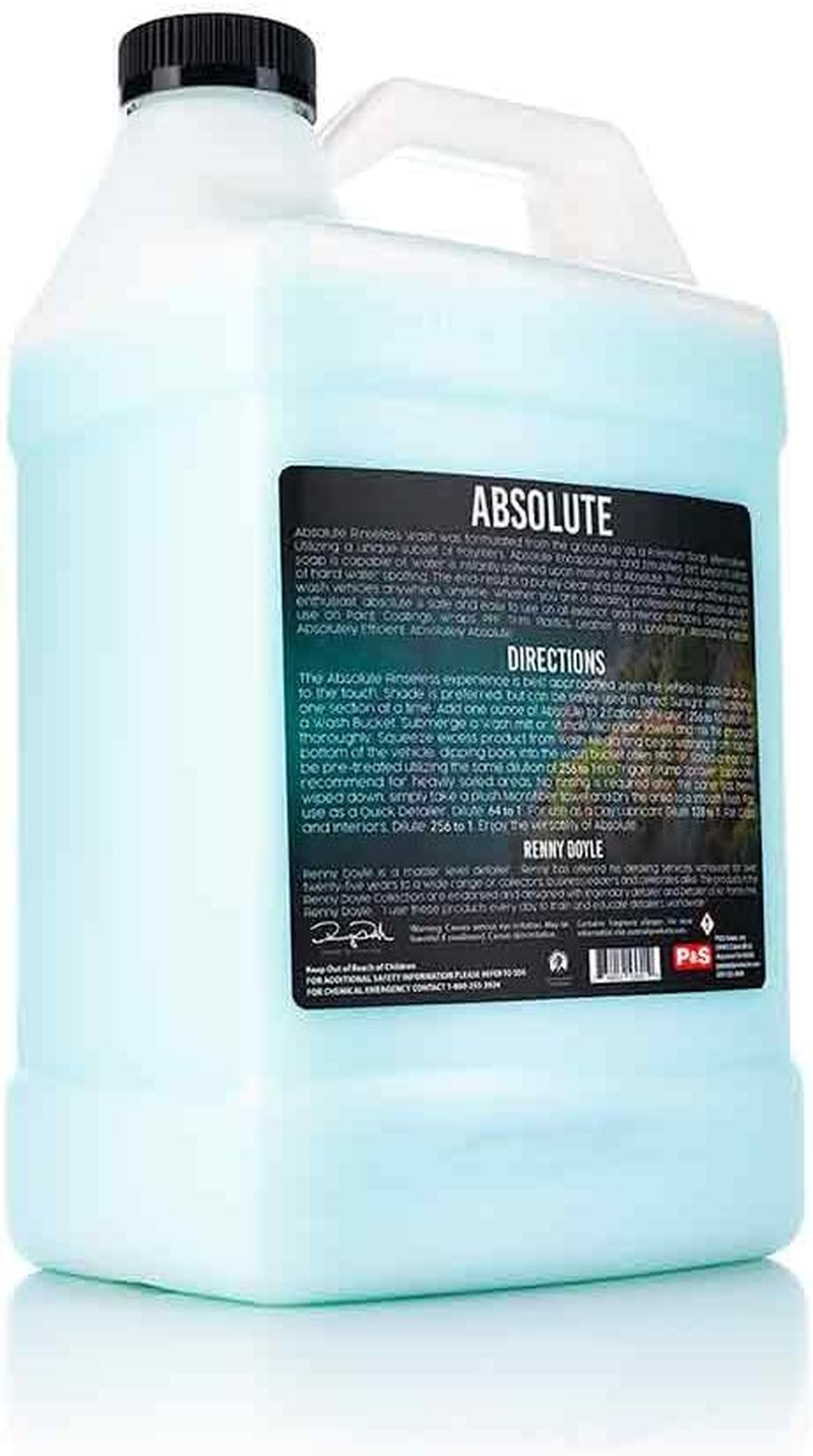 P & S Professional Detail Products - Absolute Rinseless Wash - Premium Soap Alternative; Emulsify Dirt; Softens Water; Safe on Paint, Coatings, Wraps, PPF (1 Gallon) image number 6