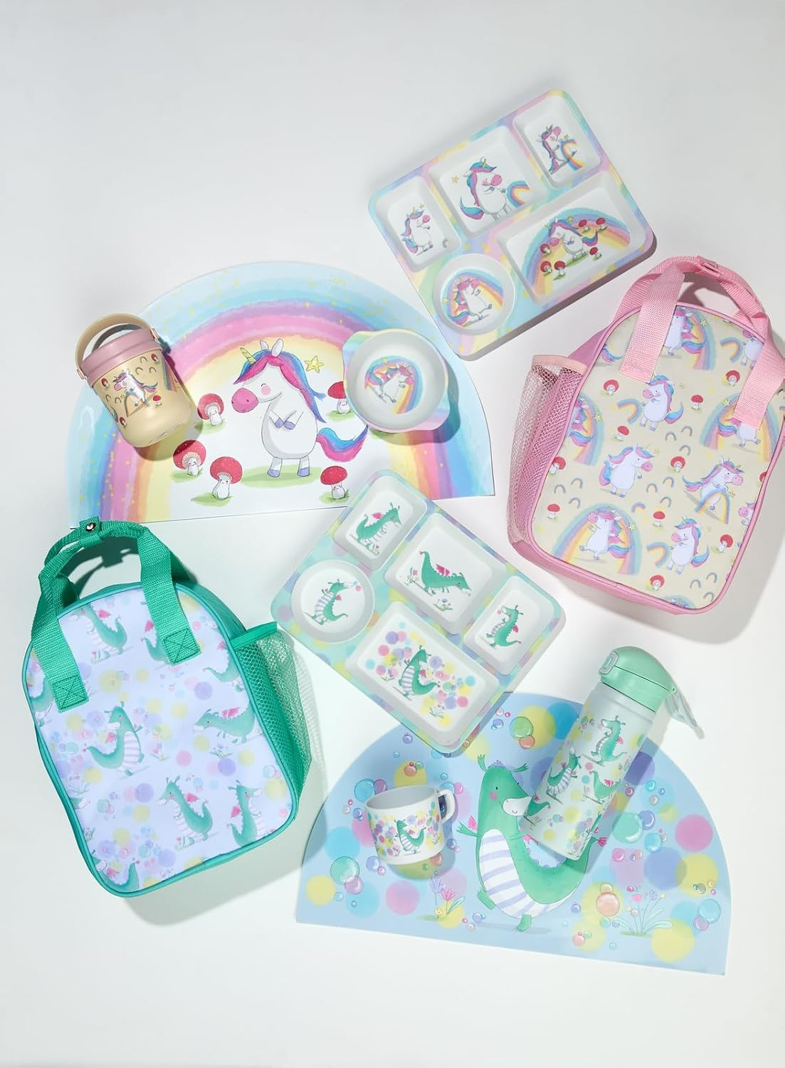 Maxwell & Williams Jedda Robaard Magical Tales Melamine 3Pc Dinner Set Dragon Gift Boxed image number 6