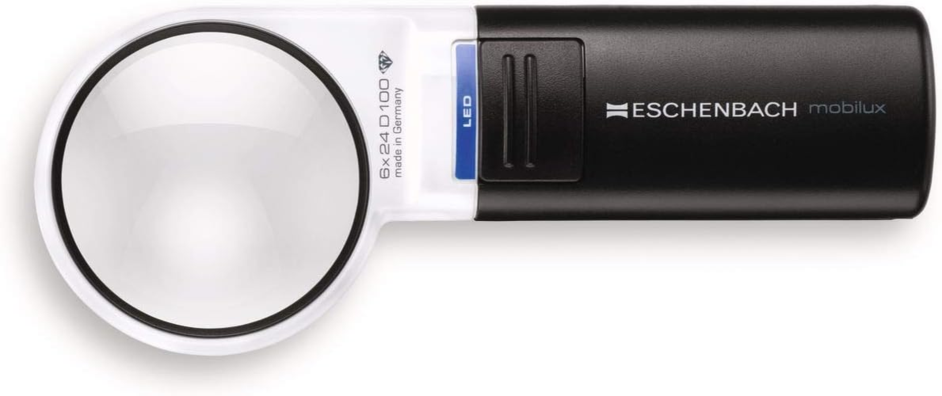 ESCHENBACH 1511-2 LED Wide Light Loupe, 3 Times, 2.4 Inches (60 Mm) Diameter