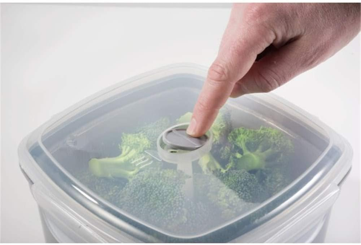 Microwave Vegetable Steamer Veggie Steamer - Red image number 7