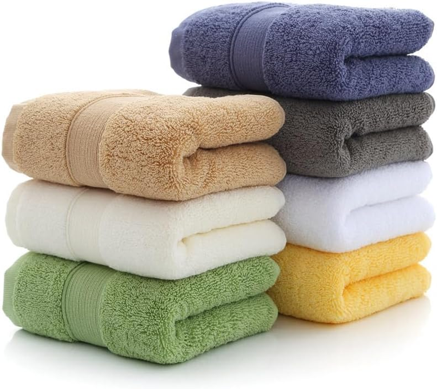 JININQ 700GSM 2Piece Hand Towels -100% Cotton for Bathroom,Kitchen,Beauty,Spa,Gym,Household Face Towel,Highly Absorbent Towels(13.7 X 29.5 Inches) (Blue) image number 5