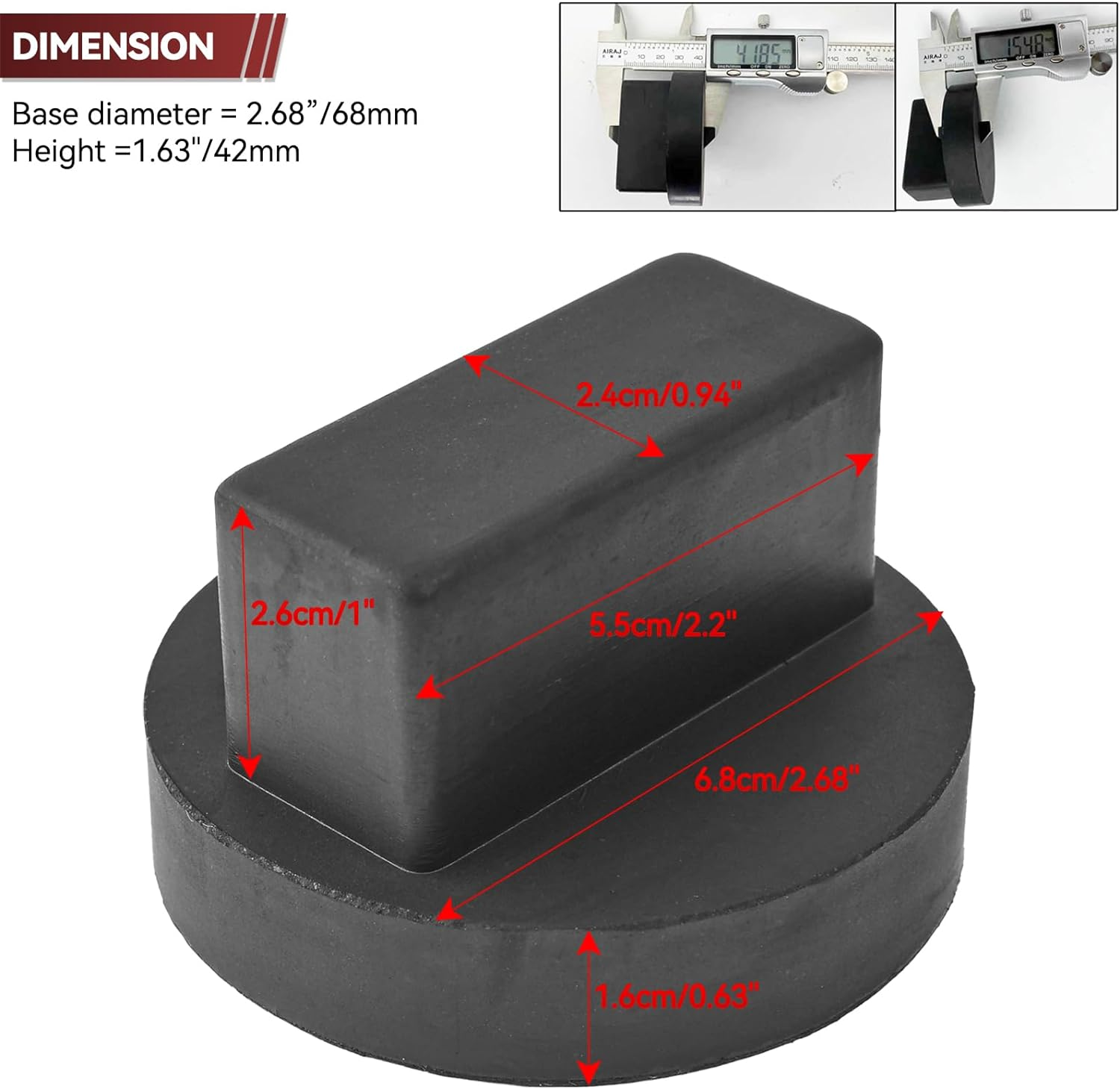 Rubber Jack Pad for Mercedes S CLK a M SLK B C E S GLC Block Hoisting Support Type Frame Rail Professional Protector Accessories Dedicated Bracket Auxiliary Tool image number 5