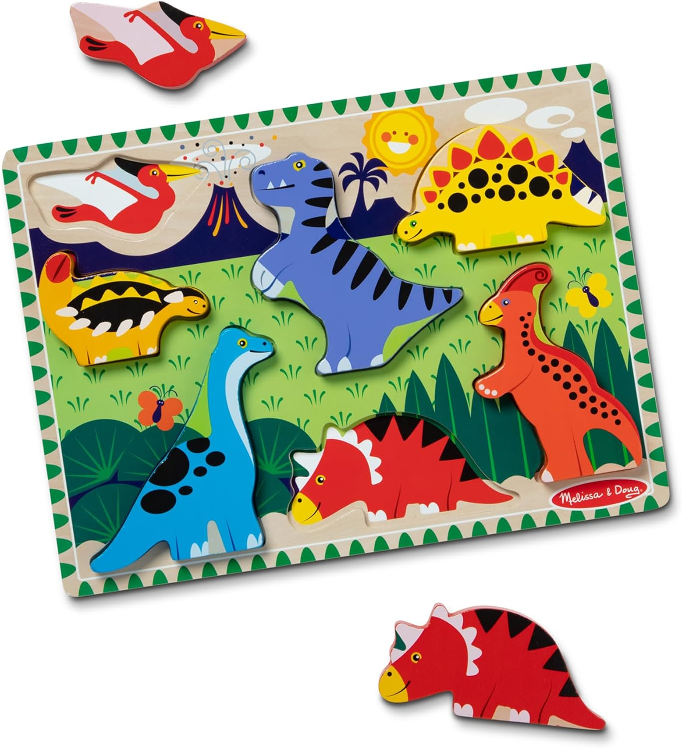 Melissa and Doug - Dinosaurs Chunky Puzzle image number 5
