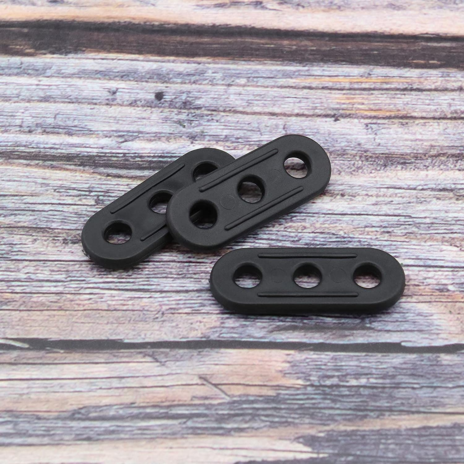 30PCS 3 Holes Rope Tensioner Cord Adjuster Plastic Tent Rope Fastener for Camping Hiking Picnic Tent Shade Tarp Canopy Outdoor Activities 4Mm Hole Diameter image number 3