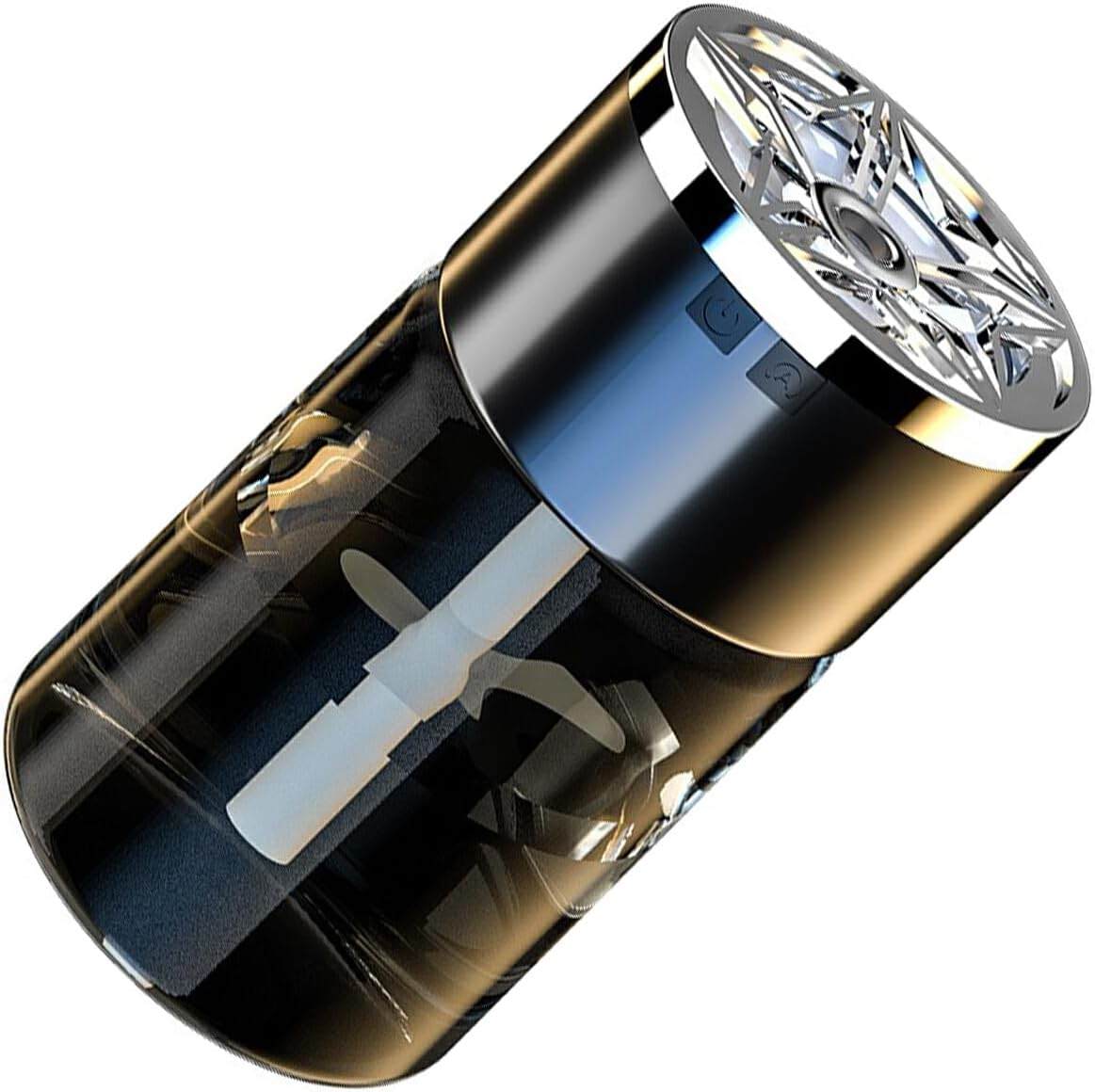 Car Air Freshener Perfume Imported Essential Oils for Lasting Aroma Net Liquid Content Is 100Ml-200Ml ABS Car Fragrance, Black, Sandalwood image number 6