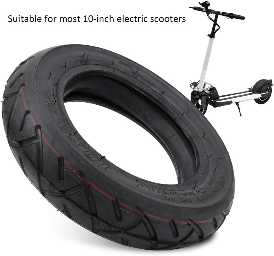 Keenso Electric Scooter Replacement Tyres, 10 X 2.5 Inch Outer Tyres and Inner Tyres Set, Non-Slip, Year Round, 10 Inch Electric Scooter Tire image number 3