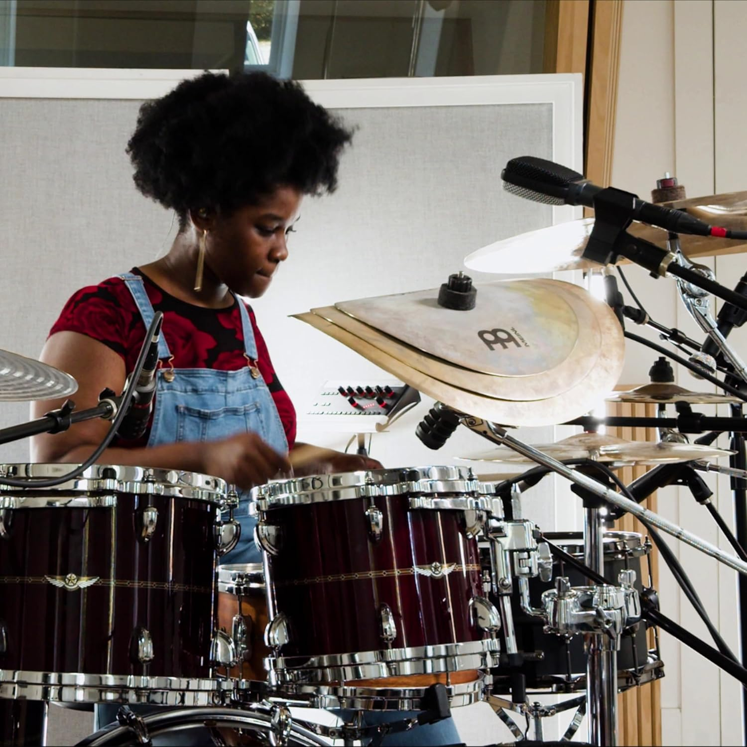 Meinl Cymbals Byzance Vintage 10/12/14 Inch Smack Stack Cymbal (Video) for Drum Set (35,56Cm) B20 Bronze, Raw Finish (B024VSM) image number 1