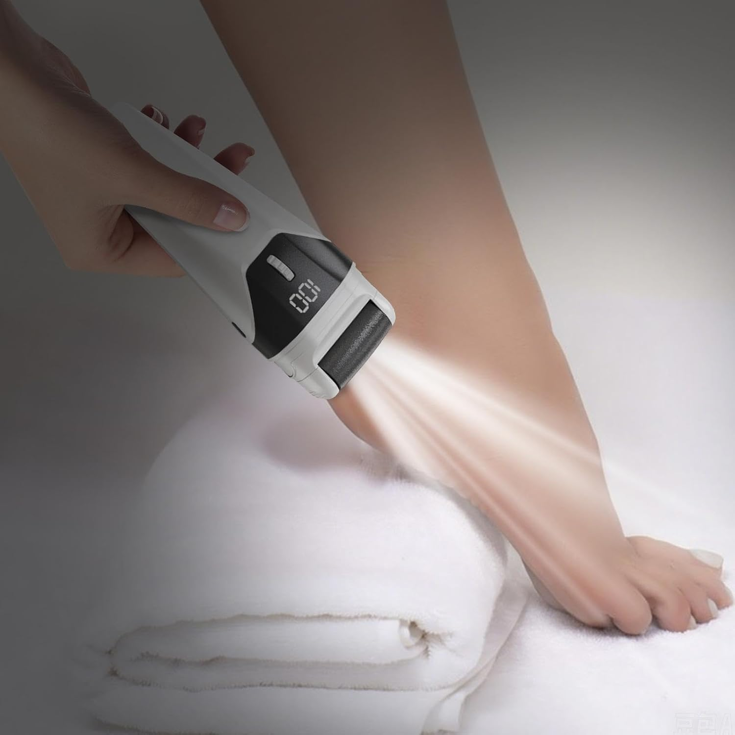 Electric Foot File, Adjustable Feet Rasp, Rough Skin Remover 15.8X6.5X3.2Cm/6.22X2.56X1.26 Inches Efficient and Powerful Foot Care for Father, Mother, Wife, Husband, Siblings image number 4