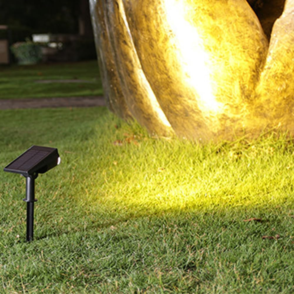 2Pcs Solar Spot Lights Outdoor, High Brightness Illumination for Outdoor Garden and Landscape Lighting Dual Functionality Lights for Garden Tree Pathways Patios and Driveways image number 5