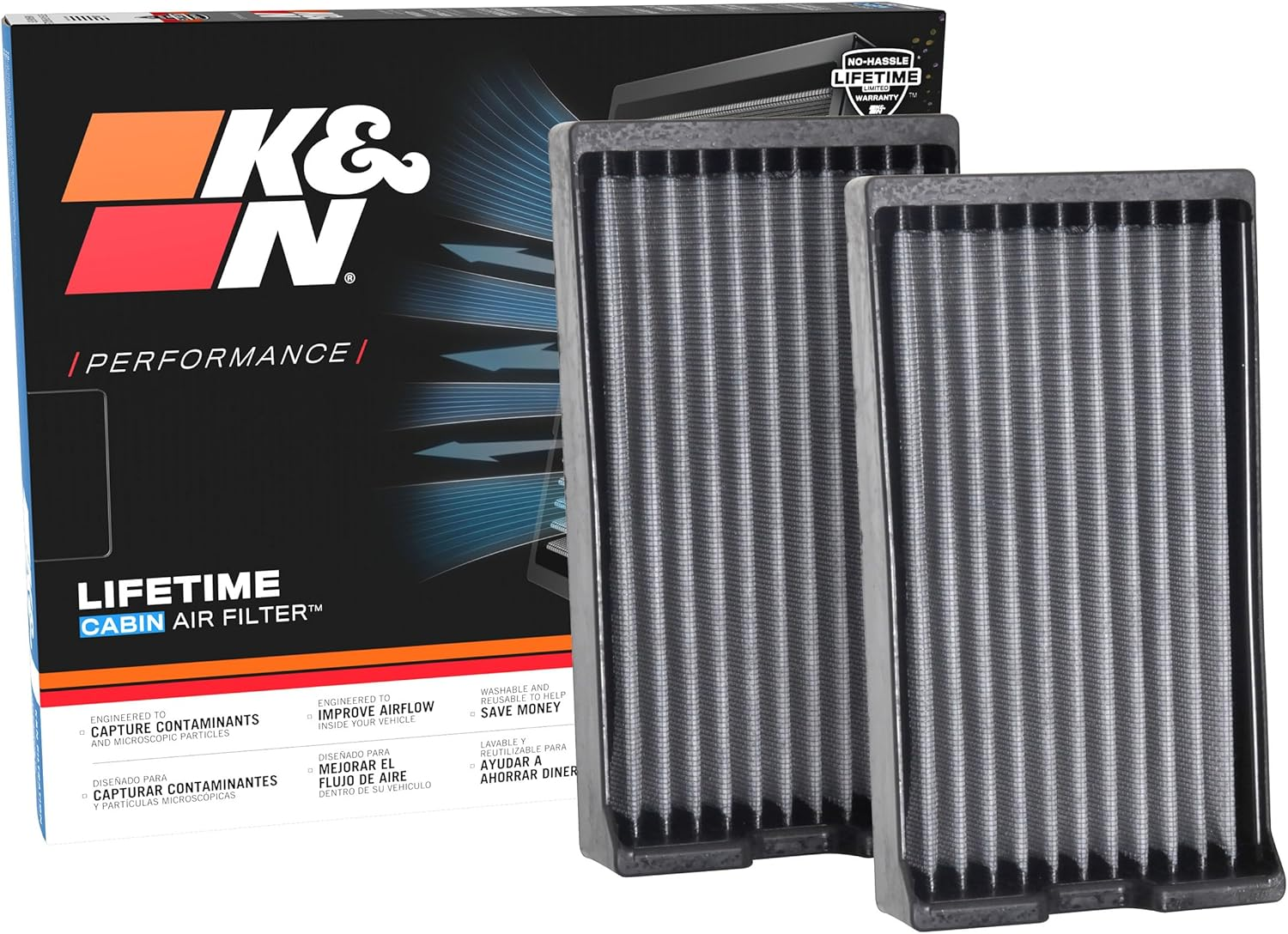 K&N VF2063 Cabin Air Filte for 2022 Nissan Patrol 4.0L V6 Gas image number 4