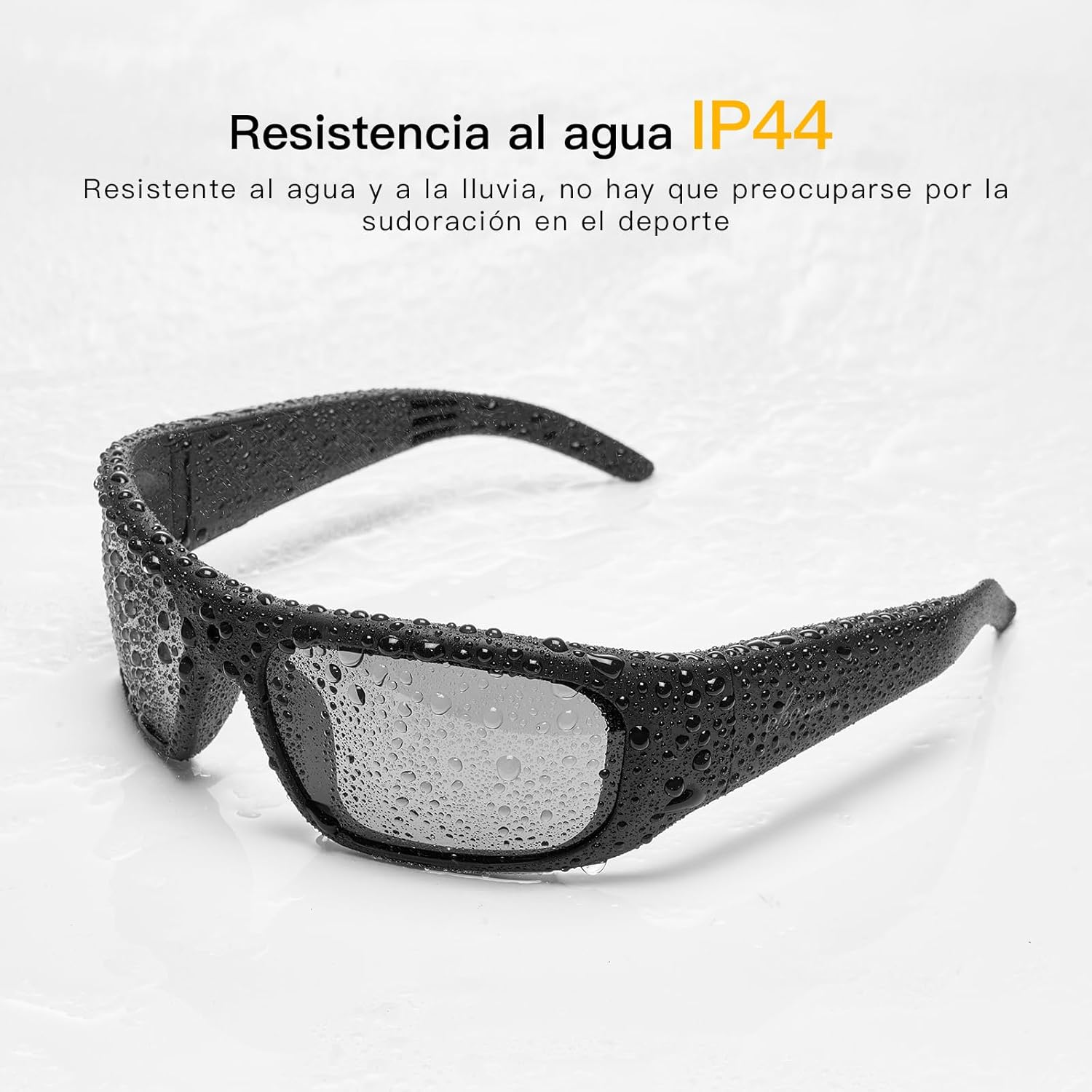 Oho 32GB Camera Glasses,24M Resolution H.265 1080P Smart Glasses with UV400 Sunglasses Lens for Outdoor Sport,Unisex image number 5