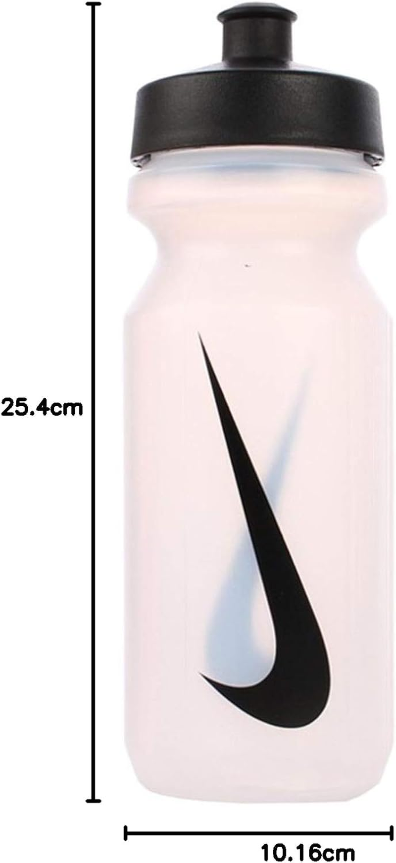 Nike Big Mouth Water Bottle 22OZ OS, Clear/Black image number 3