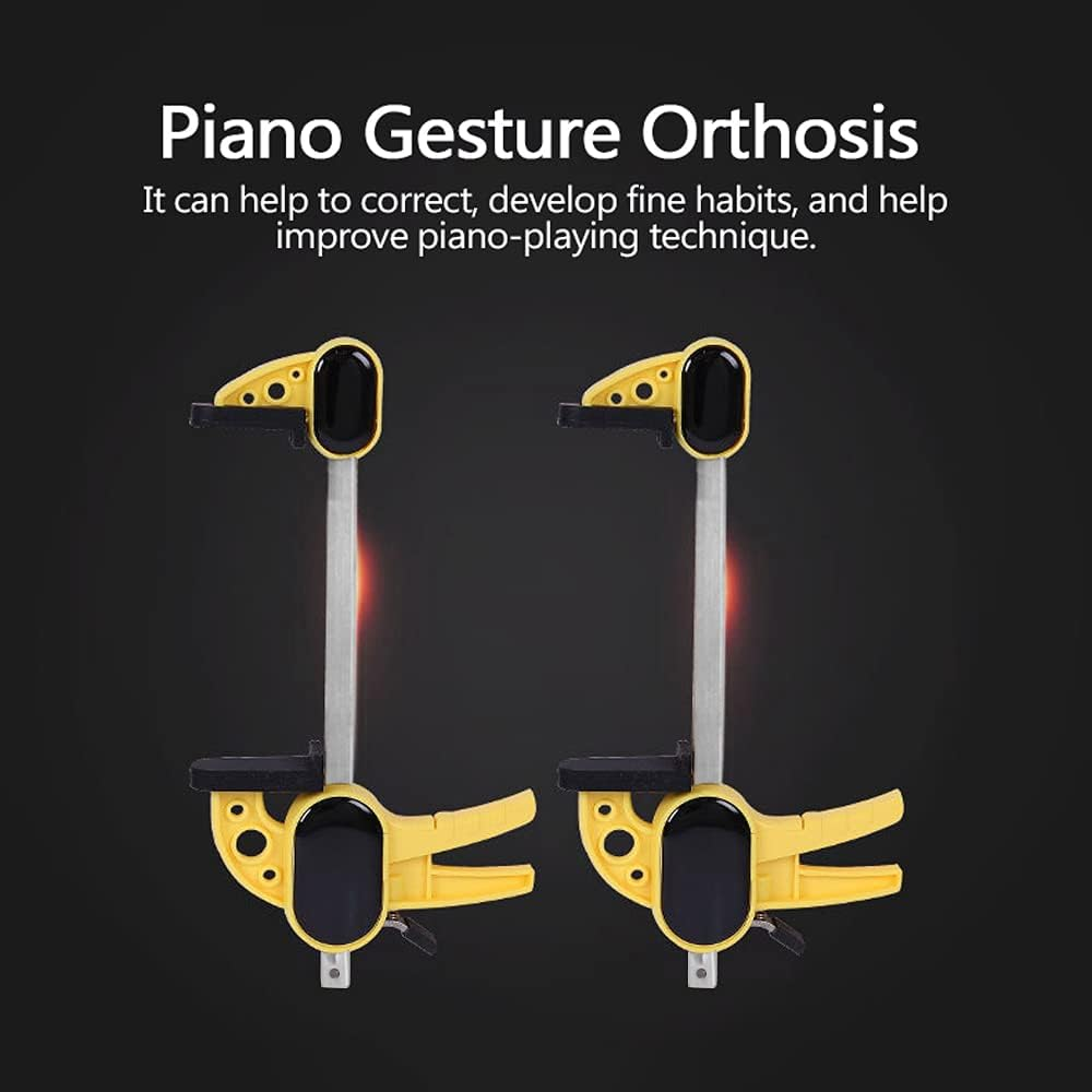 Piano Hand Gesture Orthoses Finger Straightener Wrist Braces Pe Gesture Corrector Tools for Piano Beginners Multicolor image number 1