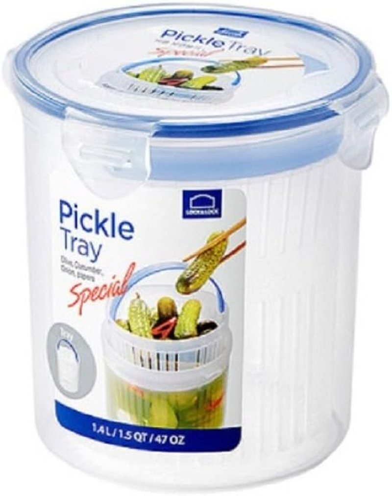 Locknlock Easy Essentials Food Storage Lids/Airtight Containers, BPA Free, Butter-25 Oz, Clear image number 3