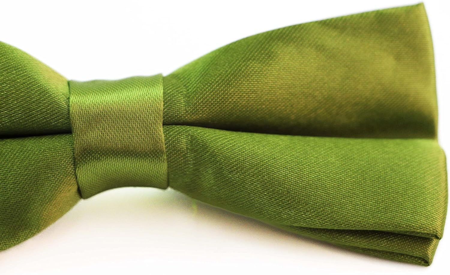 Boys Light Green Plain Bow Tie image number 1