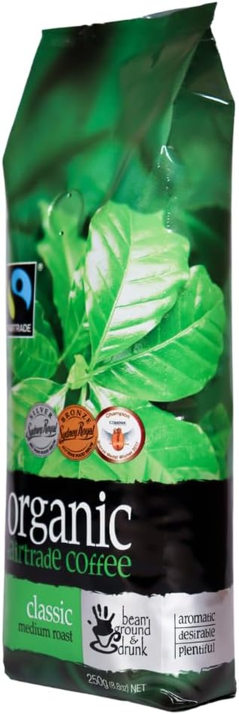 Bean Ground & Drunk Coffee Beans Classic 250G image number 1