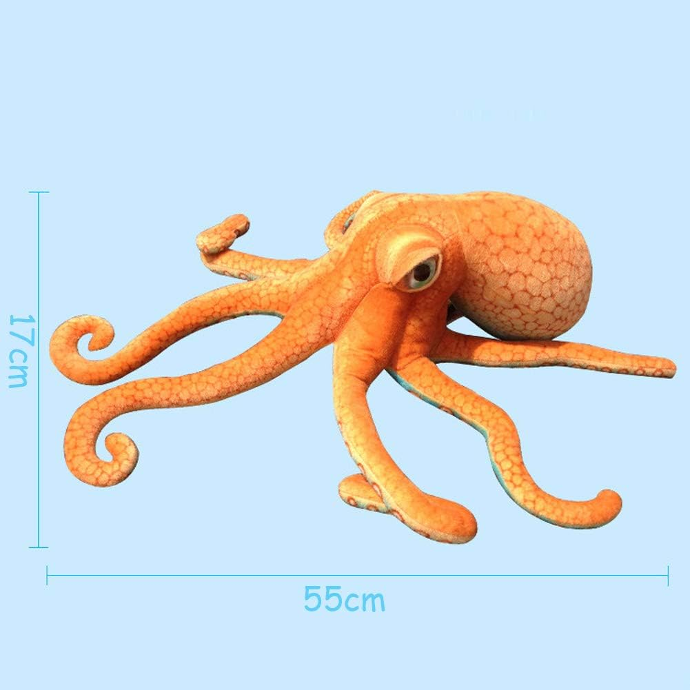 Realistic Octopus Plush,Giant Stuffed Marine Animals Toy Gifts for Kids (21.6 Inch) image number 1