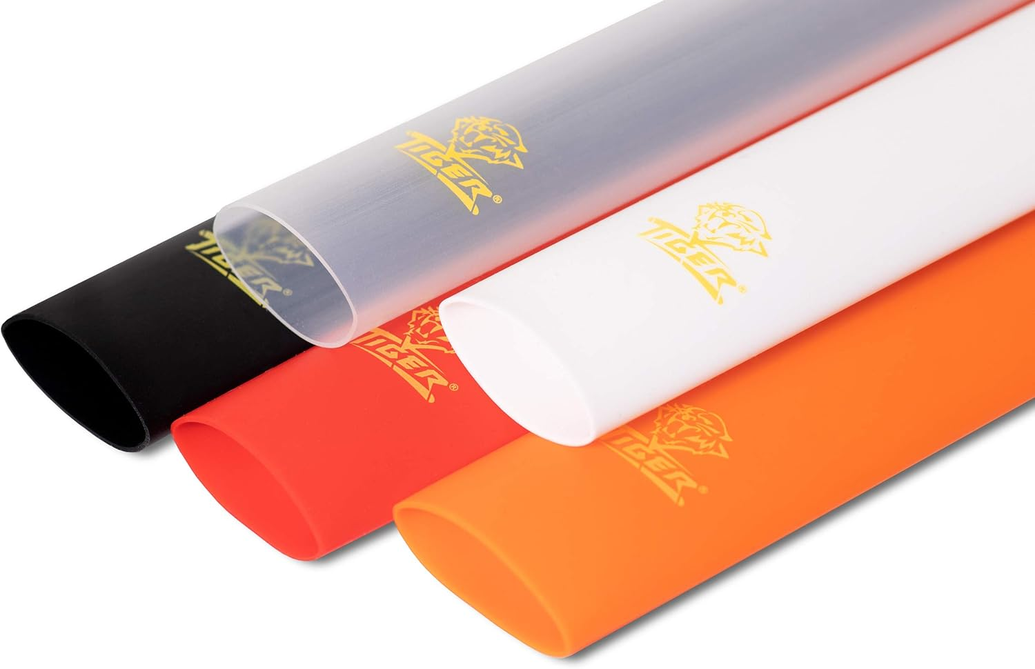 Tiger Silicone Rubber Billiard Pool Cue Hand Grip Wrap - Orange image number 5