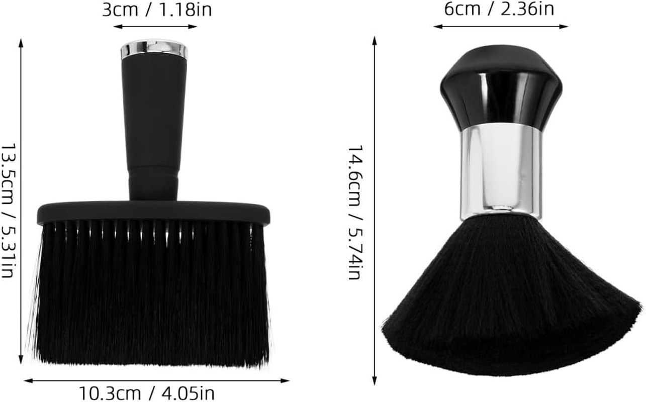 NOLITOY Neck Sweeping Comb Hair Duster Brush with Soft Bristles Ergonomic Handle for Comfortable Use Hair Cleanup Tool for Home and Salon Styling image number 2