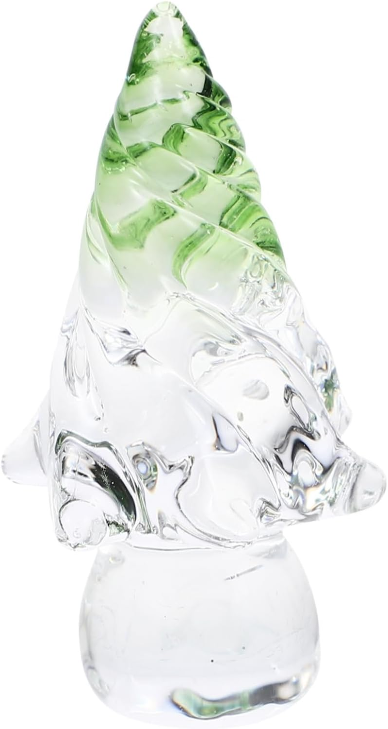 Small Christmas Tree Ornaments Crystal Christmas Tree Decorations for Home Desktop Decor for Xmas Holiday Festive Tabletop Ornament image number 1