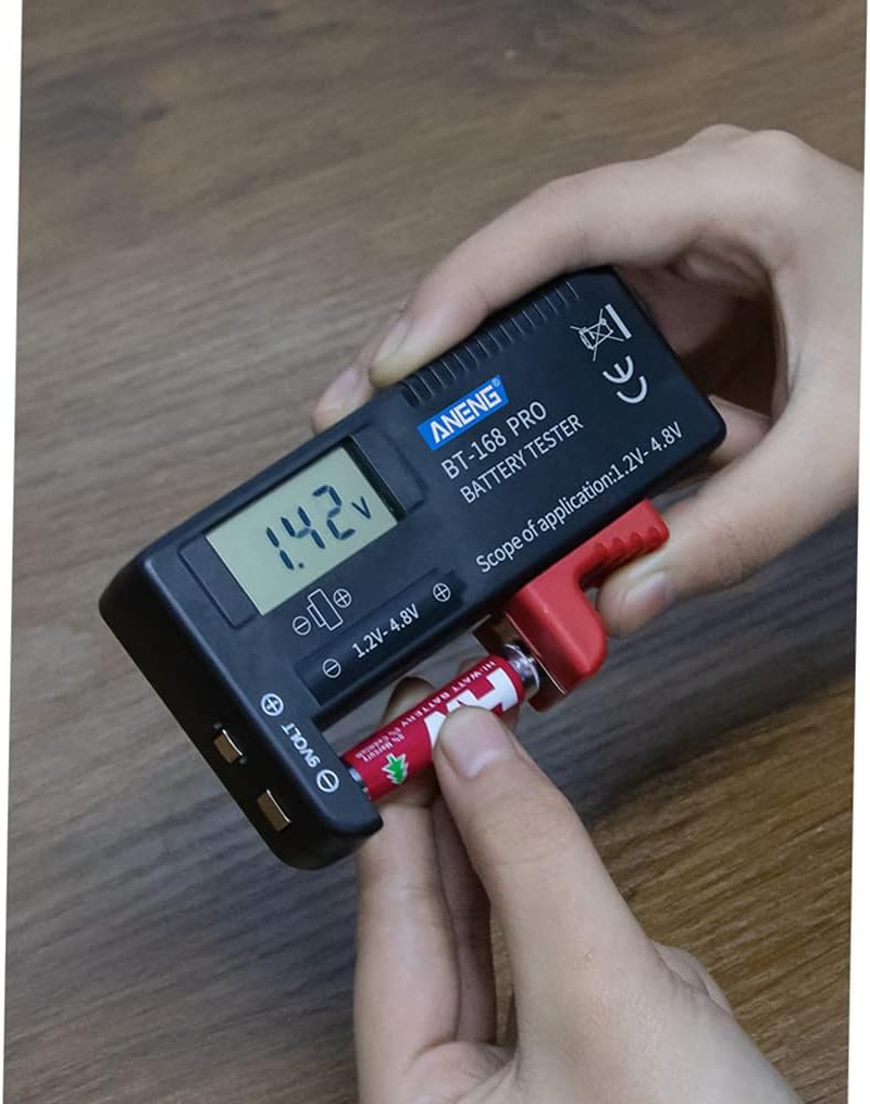 BT-168 PRO Digital Battery Tester - Universal Checker for Battery Capacity - Diagnostic Tool for D C AAA AA image number 1