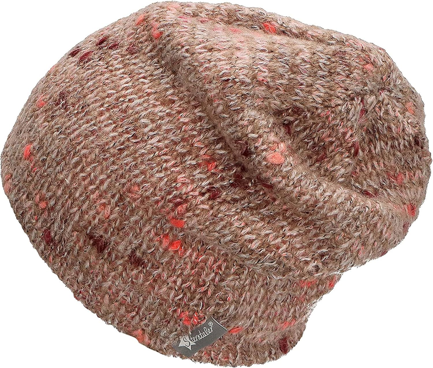 Sterntaler Baby Girls' Beanie Baby Slouch Beanie Knitted Hat - Beanie Baby, Children'S Beanie - Lined with Cotton Fleece - Beige image number 1