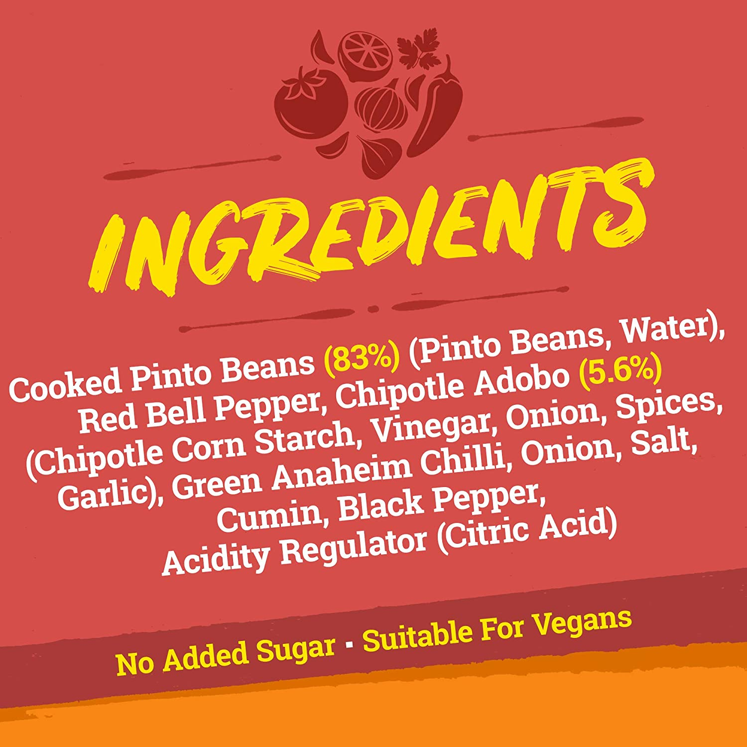 Gran Luchito Gran Luchito Refried Beans with Smoky Chipotle, 430 G (97187) image number 1