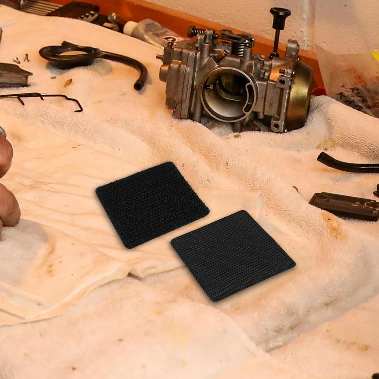 Heat Resistant Car Carpet Tape, 10 Sets Car Carpet Fasteners image number 1