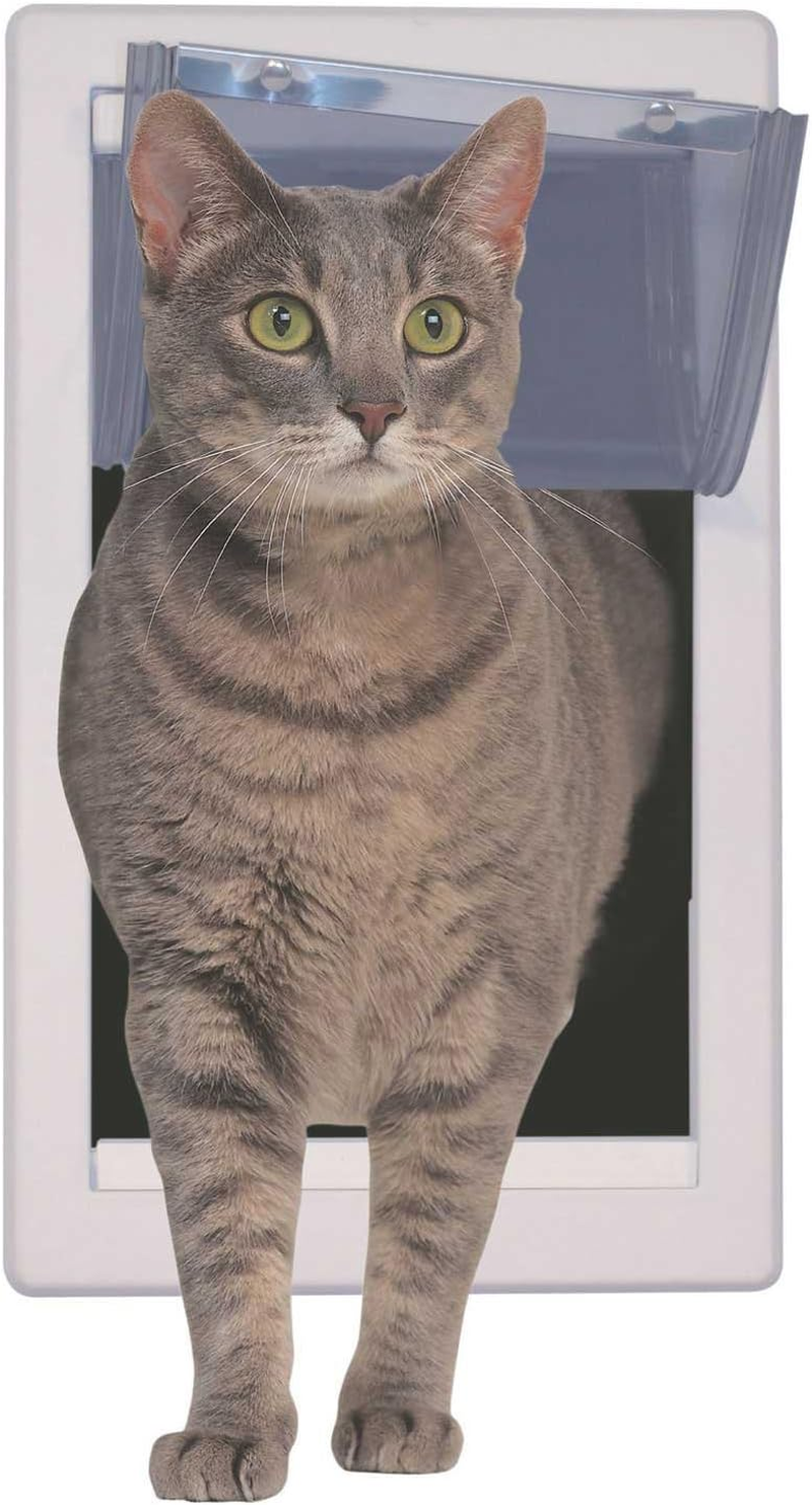 Perfect Pet Soft Flap Cat Door with Telescoping Frame, Medium, 7" X 11.25" Flap Size image number 1