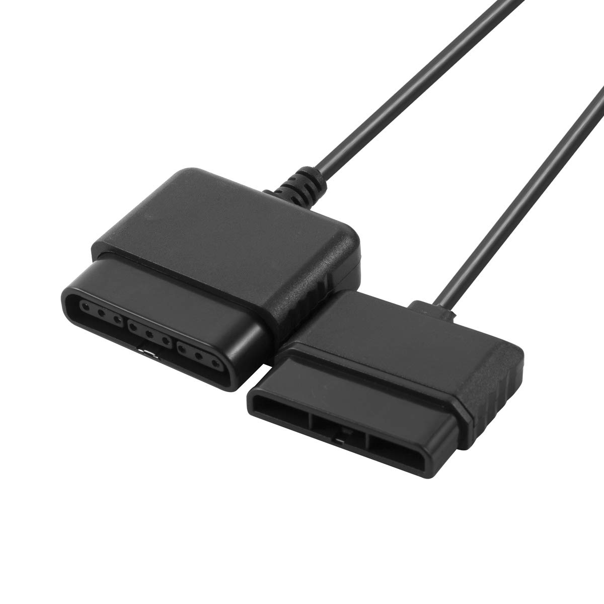 TENINYU 2PACK PS2 Controller Extension Cable Cord 6FT/1.8M Controller Extension for PS2 Game Console image number 1