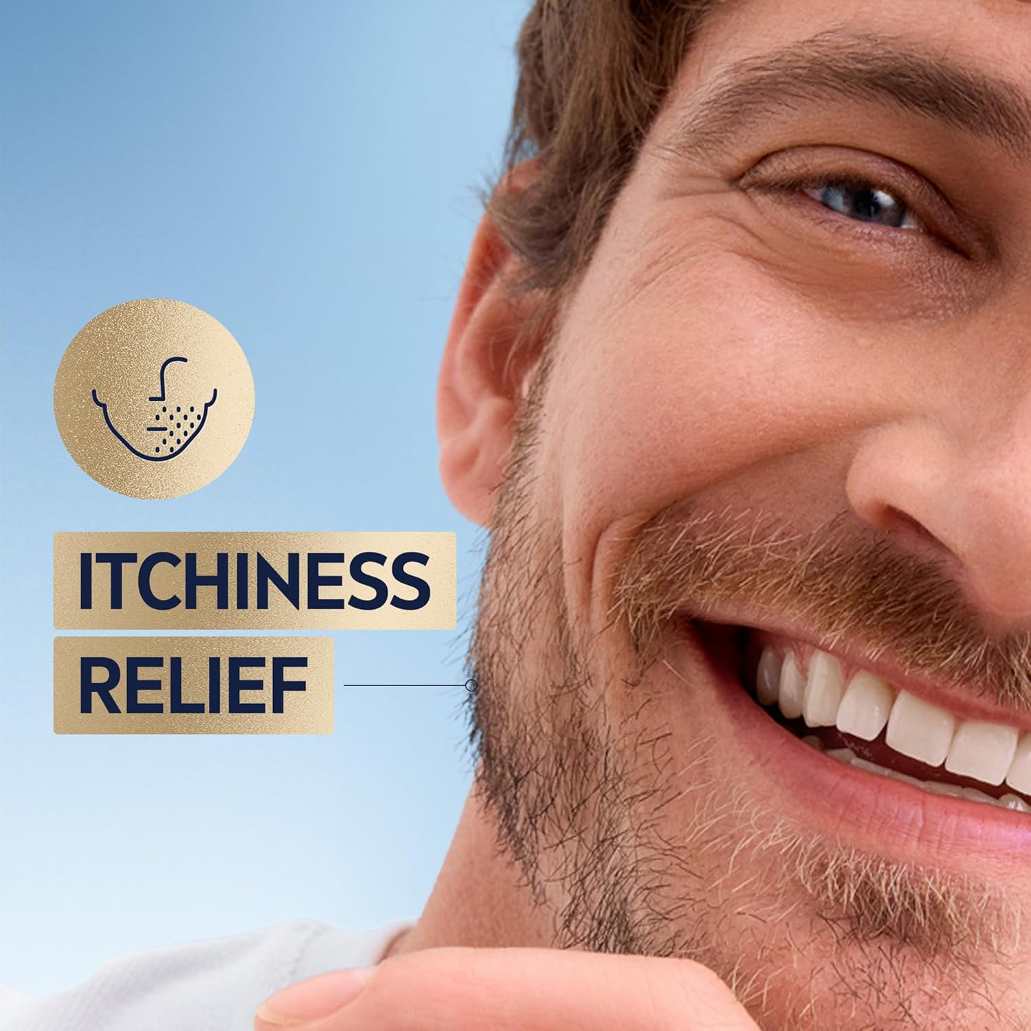 NIVEA MEN Sensitive Skin and Stubble Gel Moisturiser 50Ml | 24-Hour Hydration | Fast Absorbing Formula | Relieves Itchiness | Men'S Moisturiser for Sensitive Skin image number 5