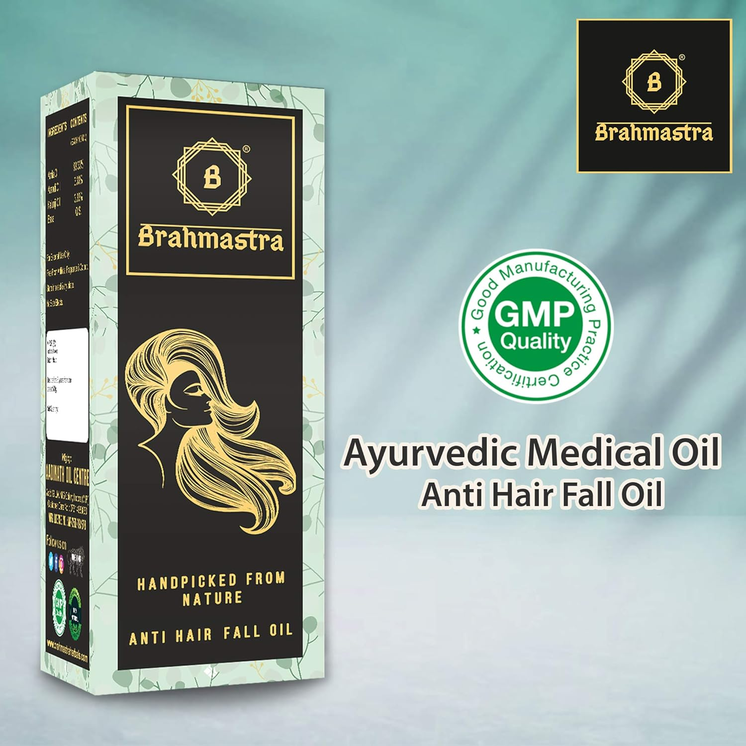 BRAHMASTRA anti HAIR FALL OIL image number 1